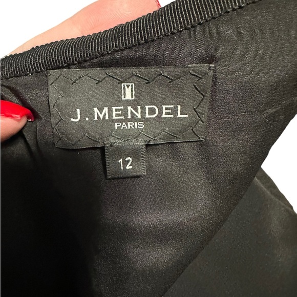 J Mendel Paris authentic gold dress in size 12. EUC. Absolutely gorgeous - Picture 8 of 14